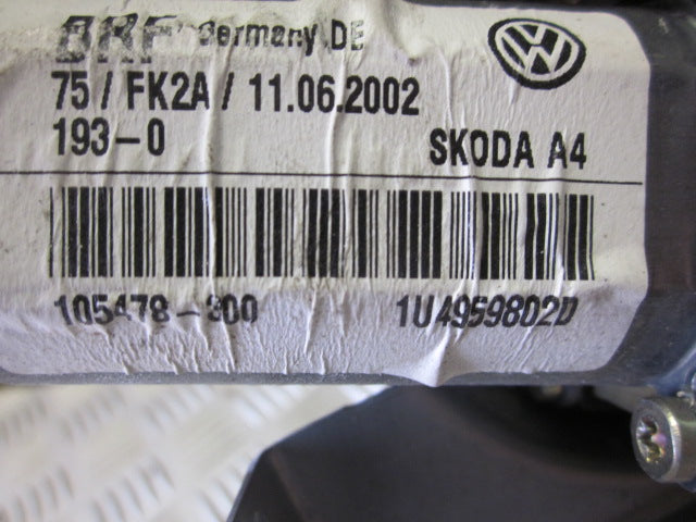 Brugt Skoda Octavia (1U) (97-04) Rudemotor - Rudehejs med kun 300.000 Km. fra Autogenbrug / Autoophug
