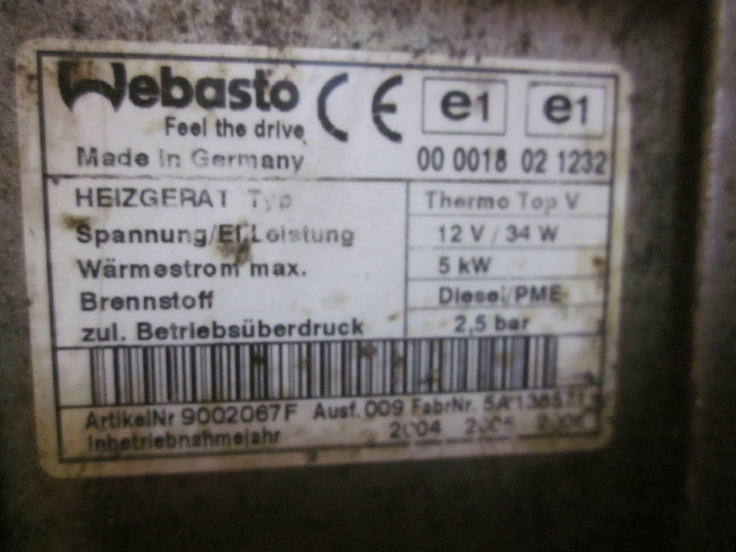 Brugt Peugeot 407 (04-10) Motor/Kabine Varmer Fyr med kun 217.000 Km. fra Autogenbrug / Autoophug