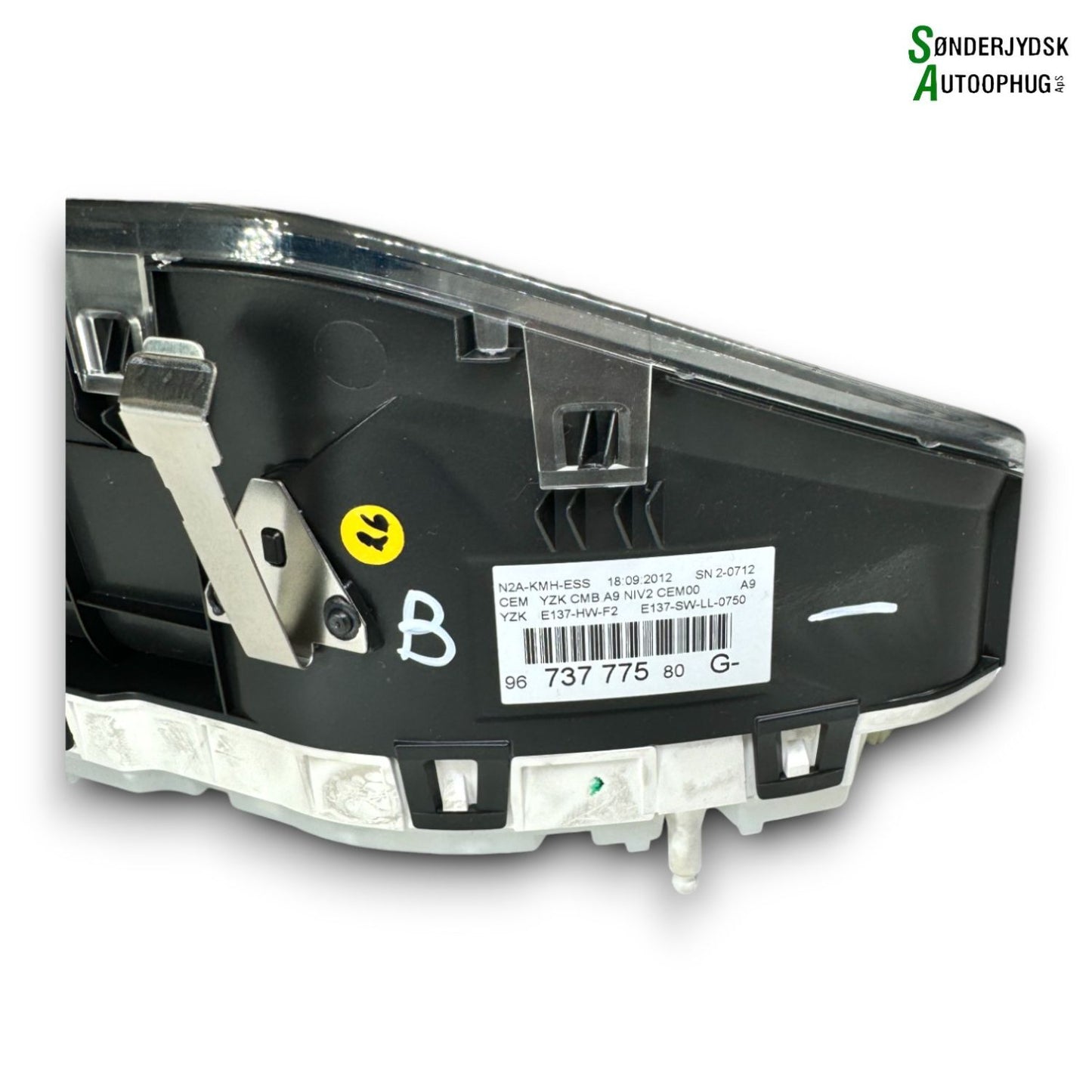 Brugt Peugeot 208 (12-19) Instrument M/Omdr.Tæller - Speedometer med kun 169.000 Km. fra Autogenbrug / Autoophug