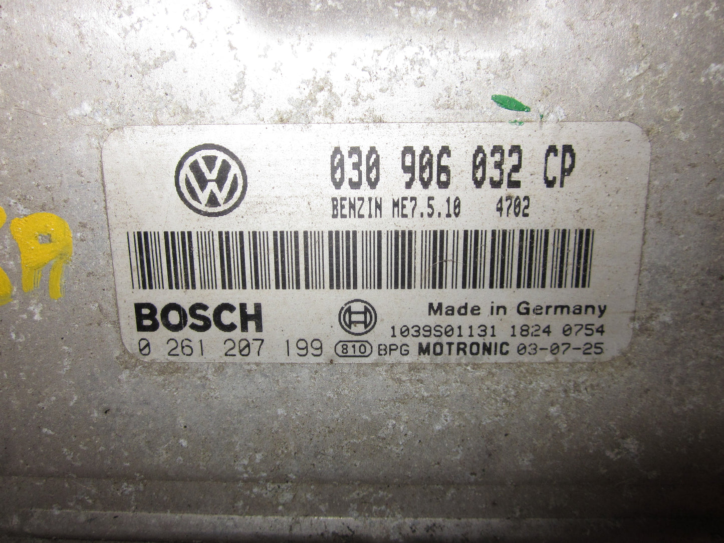 Brugt VW Lupo 6E/6X (98-05) Motorstyring - Motorstyreboks - Injection Elboks med kun 86.000 Km. fra Autogenbrug / Autoophug