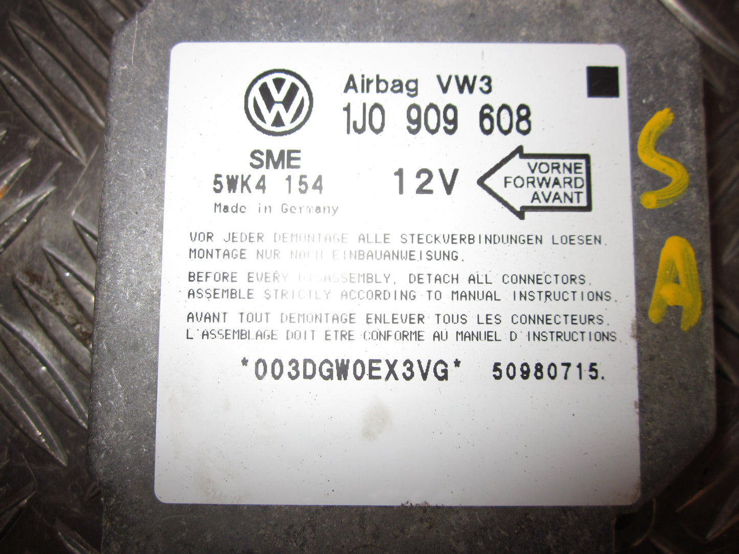 Brugt VW Lupo 6E/6X (98-05) Airbag Elboks med kun 229.000 Km. fra Autogenbrug / Autoophug