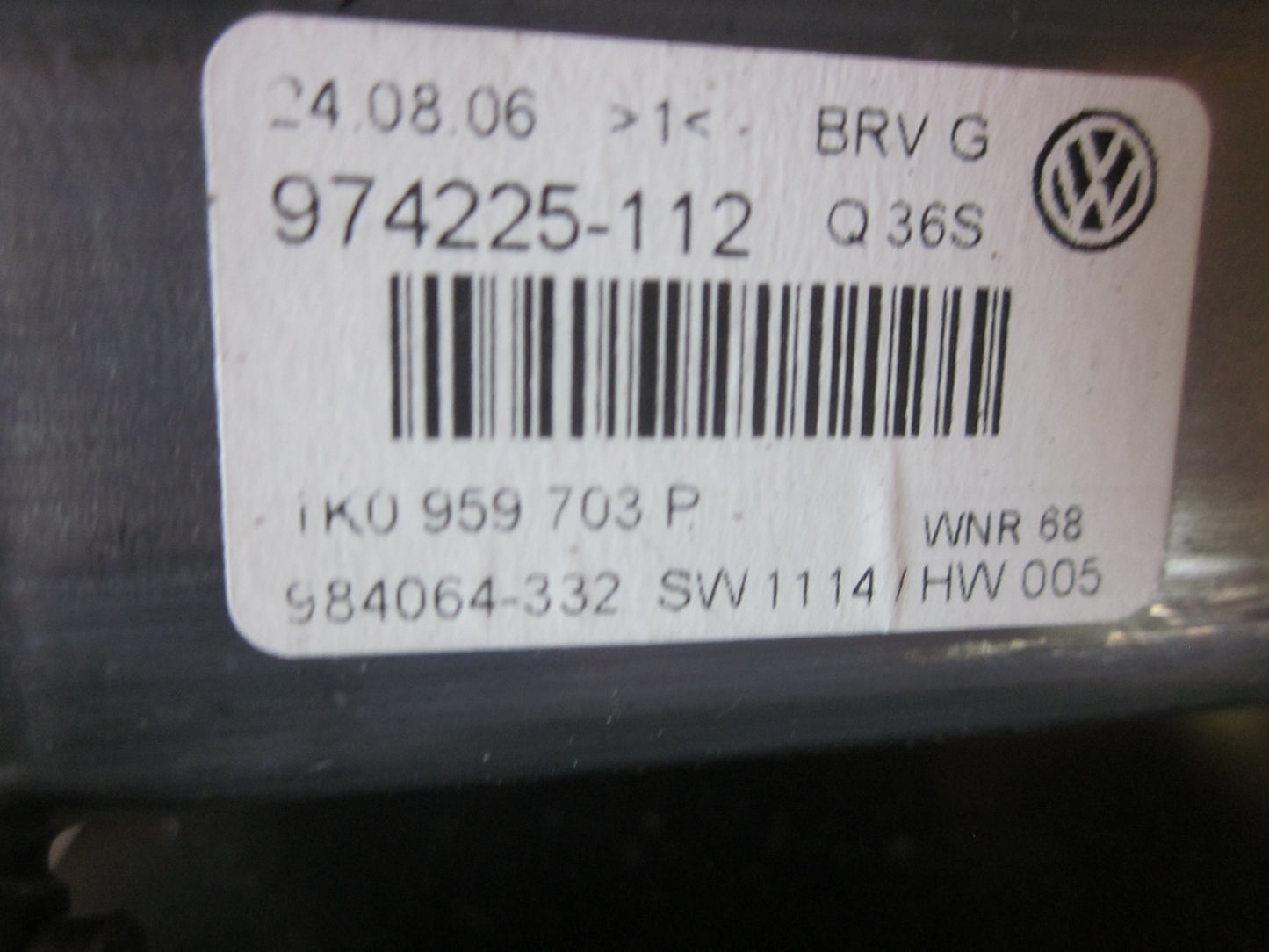 Brugt VW Passat 3C (05-10) Rudemotor - Rudehejs med kun 110.000 Km. fra Autogenbrug / Autoophug