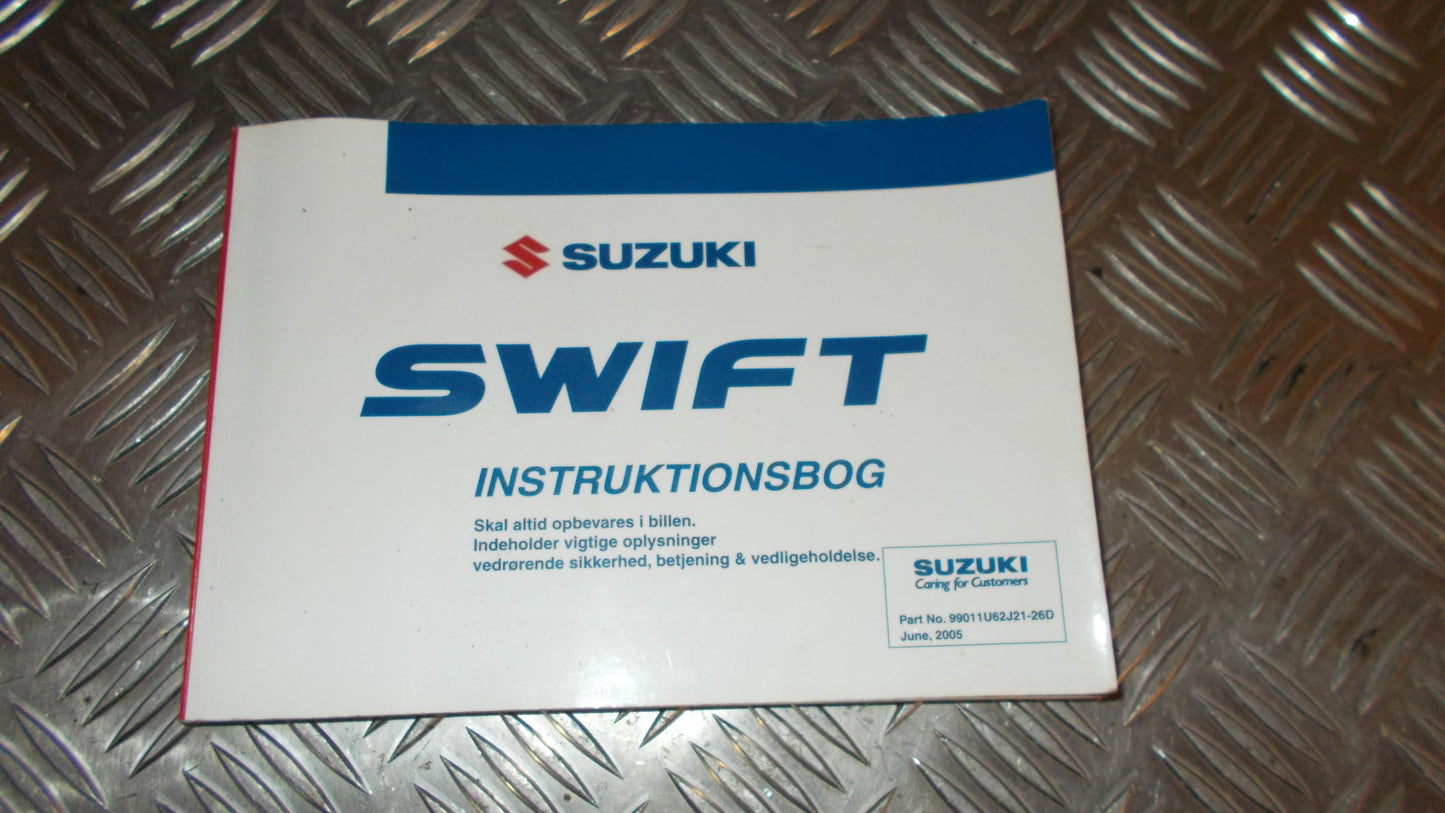 Brugt Suzuki Swift (05-10) Instruktionsbog med kun Ukendt Km. fra Autogenbrug / Autoophug