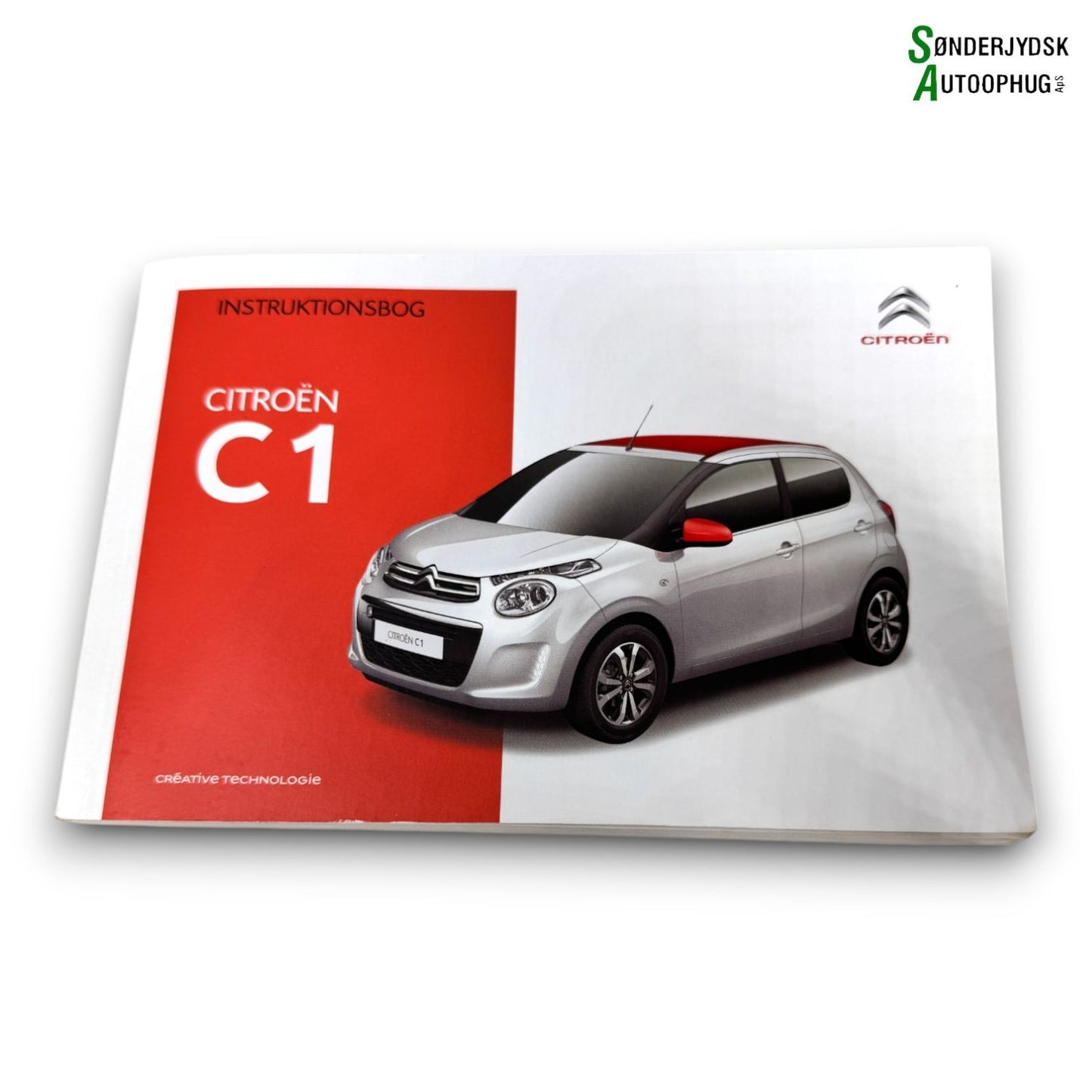 Brugt Citroen C1 (14-->) Instruktionsbog med kun 103.000 Km. fra Autogenbrug / Autoophug