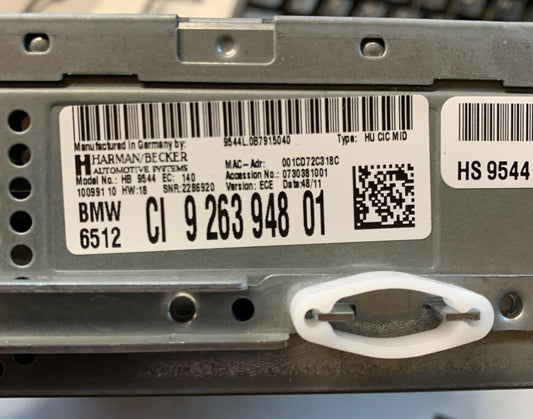 Brugt BMW 3-Serie (05-13) Radio M/Cd med kun 249.000 Km. fra Autogenbrug / Autoophug