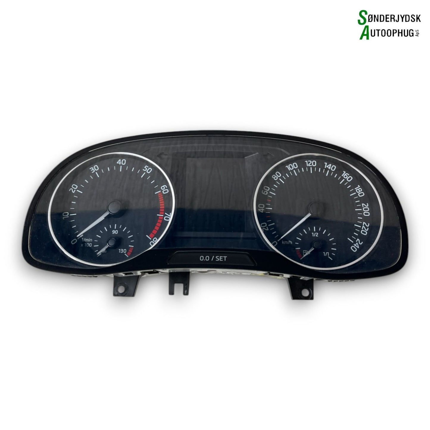 Brugt Skoda Fabia (Nj) (15-21) Instrument M/Omdr.Tæller - Speedometer med kun 67.000 Km. fra Autogenbrug / Autoophug