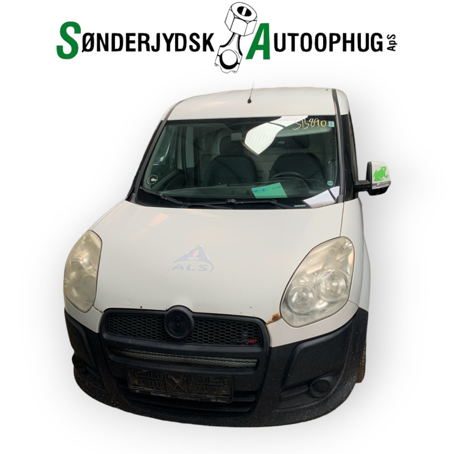 Brugt Fiat Doblo (09-) Pluk-Selv-Bil med kun 616.000 Km. fra Autogenbrug / Autoophug