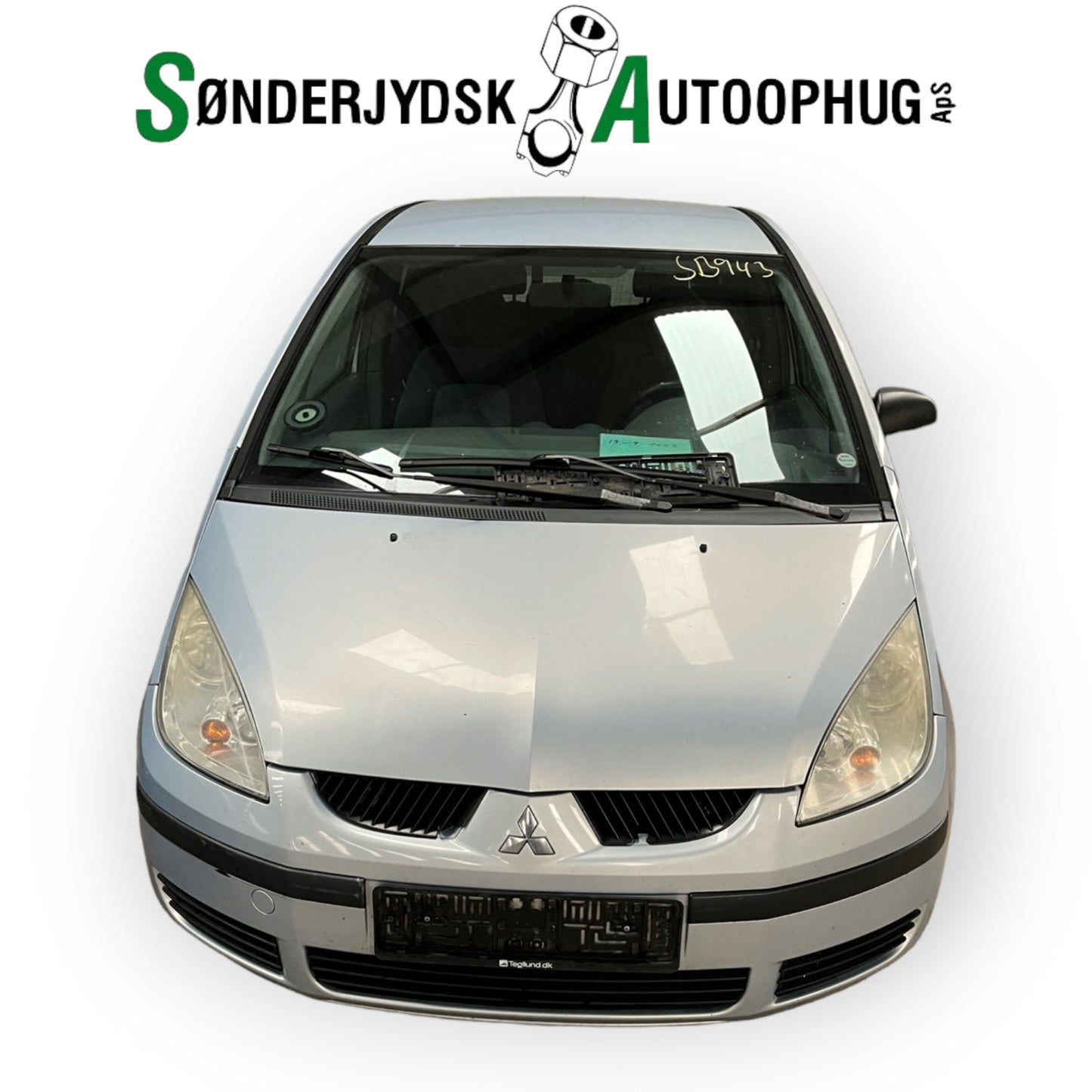 Brugt Mitsubishi Colt (03-08) Pluk-Selv-Bil med kun 303.000 Km. fra Autogenbrug / Autoophug