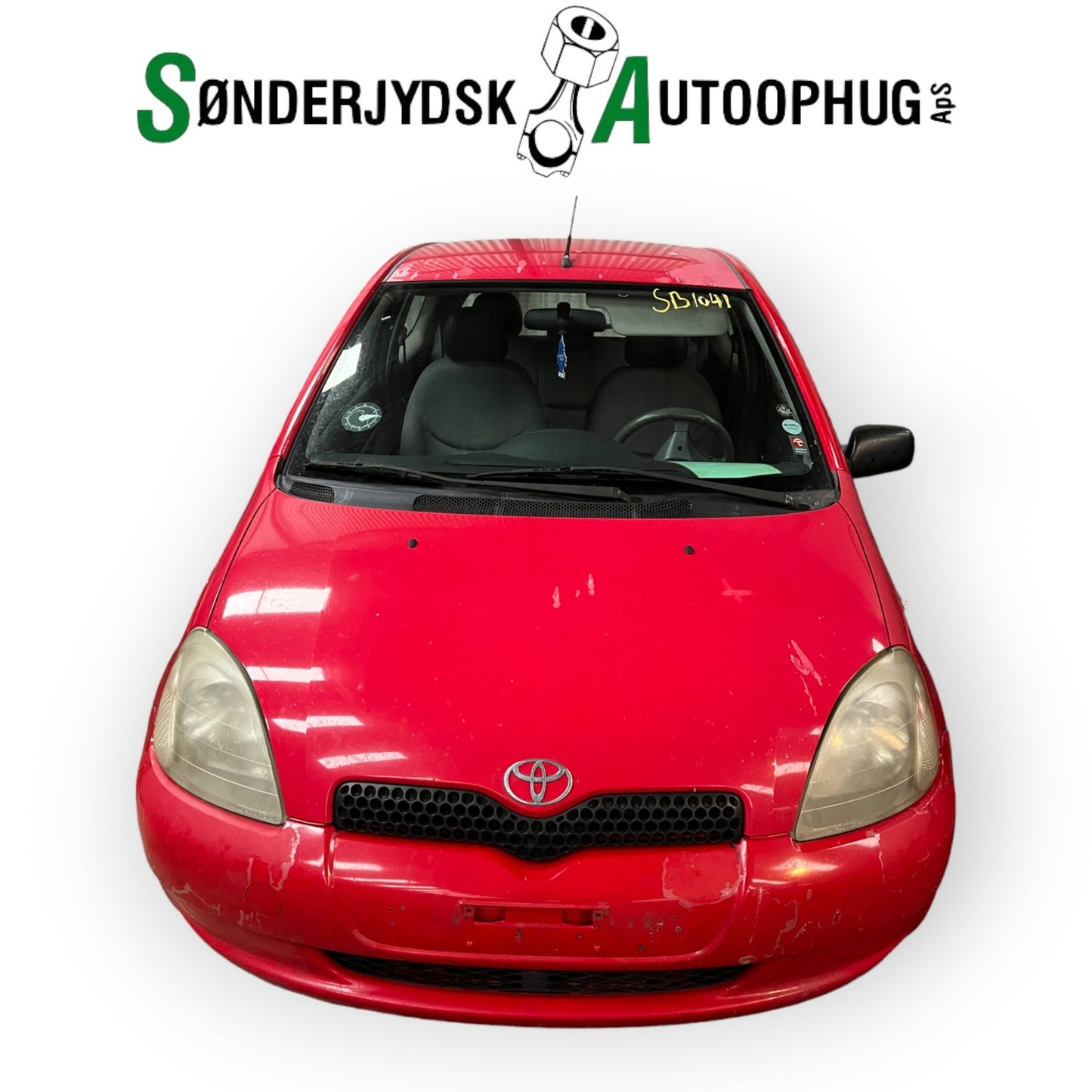 Brugt Toyota Yaris Jap. (99-05) Pluk-Selv-Bil med kun 333.000 Km. fra Autogenbrug / Autoophug