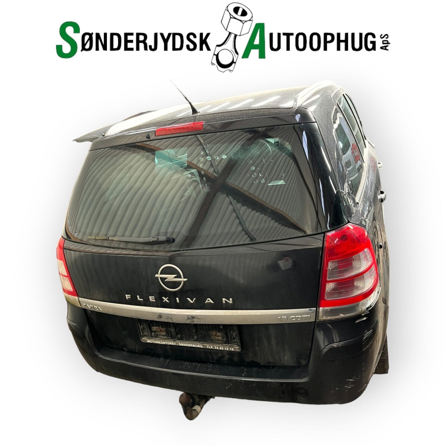 Brugt Opel Zafira B (05-11) Pluk-Selv-Bil med kun 298.000 Km. fra Autogenbrug / Autoophug