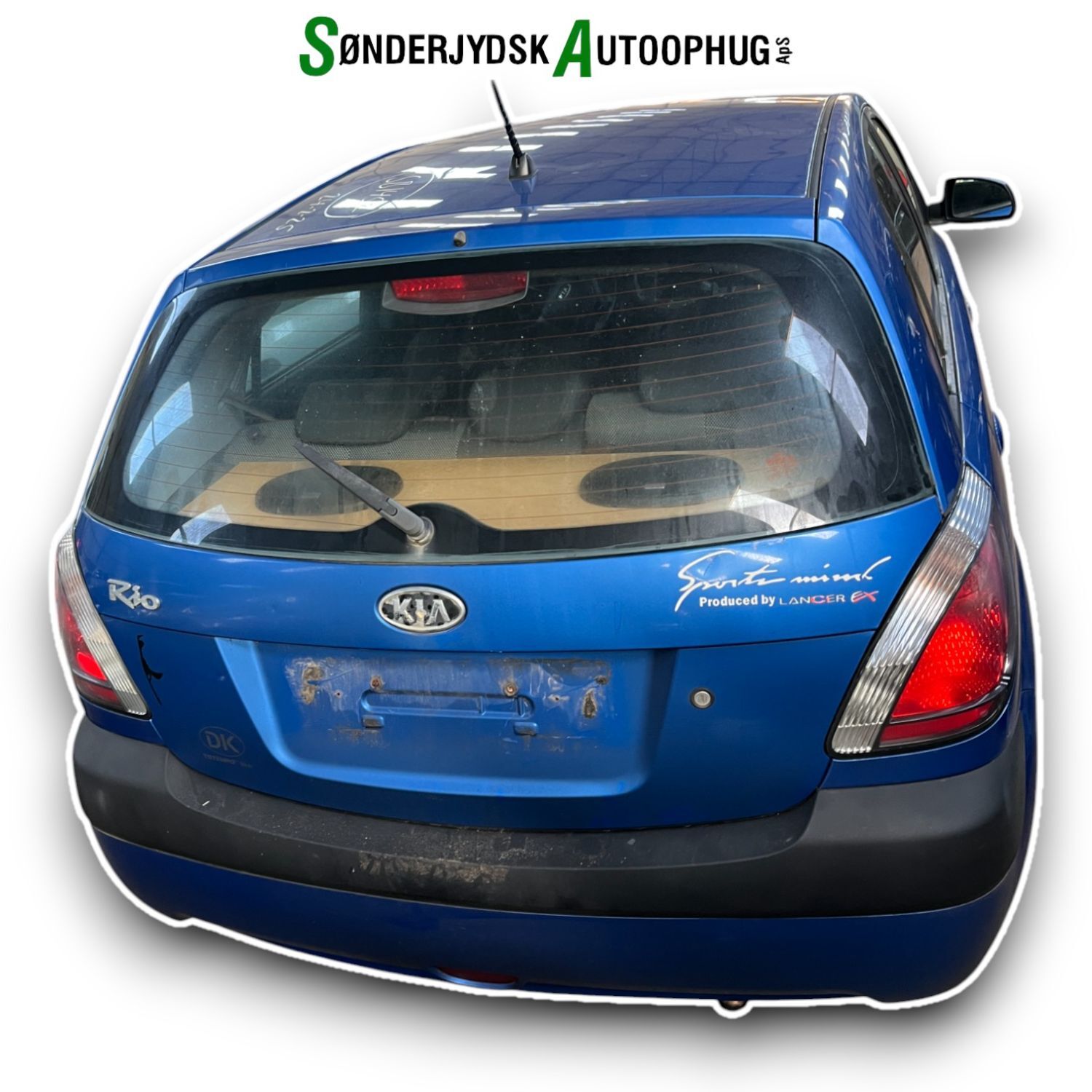 Brugt KIA Rio Jb (06-11) Pluk-Selv-Bil med kun 299.000 Km. fra Autogenbrug / Autoophug