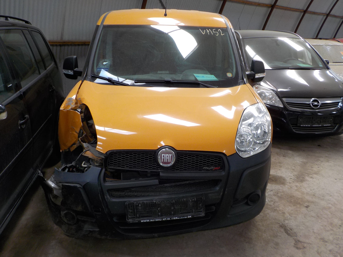 Brugt Fiat Doblo (09-) Pluk-Selv-Bil med kun 227.000 Km. fra Autogenbrug / Autoophug