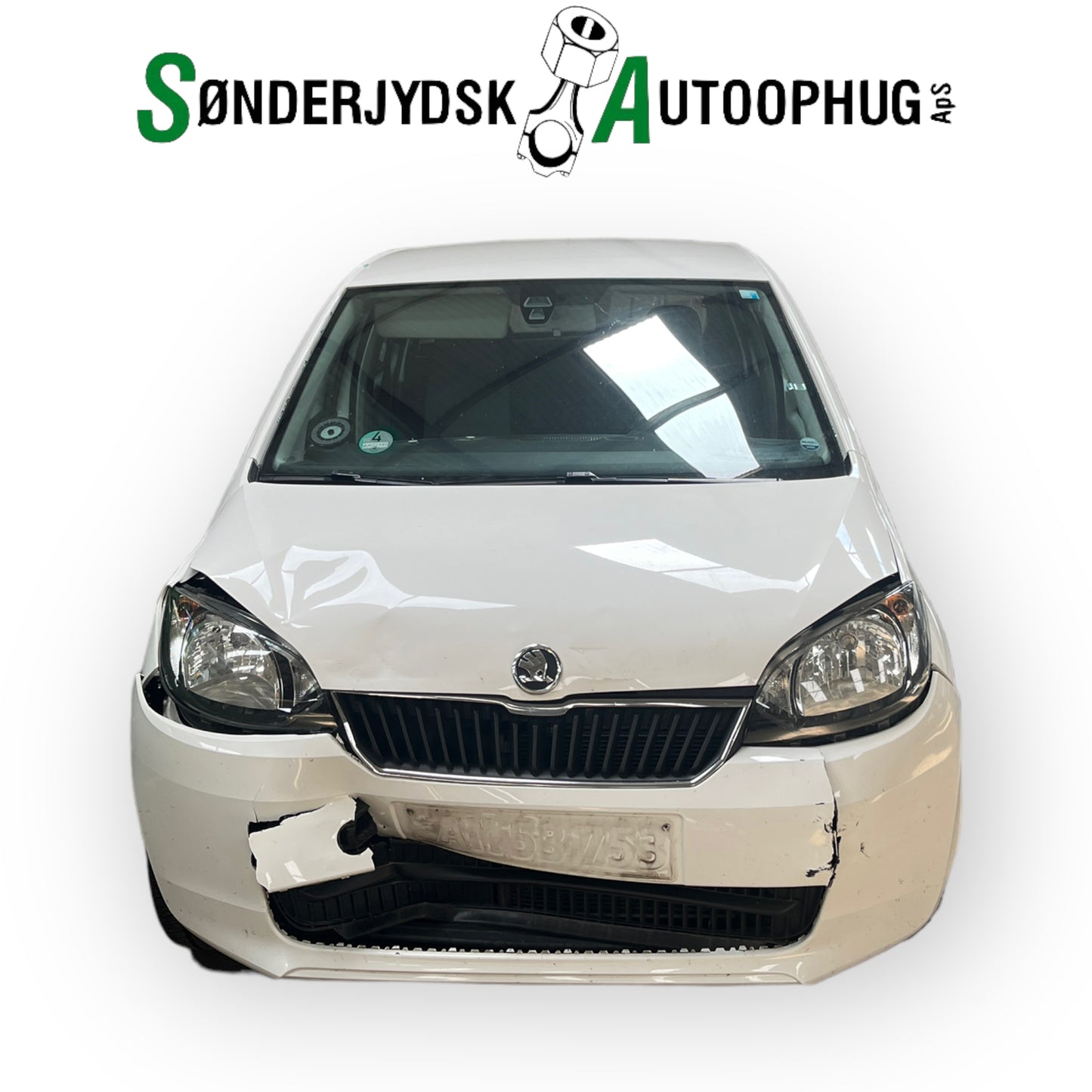 Brugt Skoda Citigo (11-->) Pluk-Selv-Bil med kun 124.000 Km. fra Autogenbrug / Autoophug