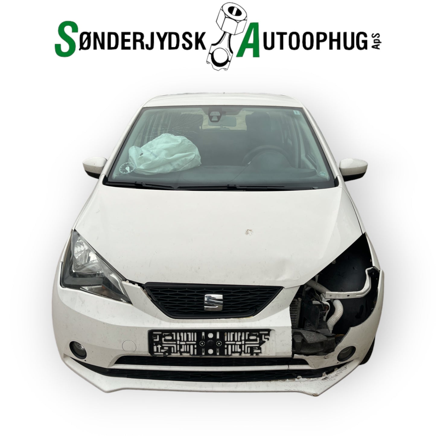 Brugt Seat Mii (12-->) Pluk-Selv-Bil med kun 137.000 Km. fra Autogenbrug / Autoophug