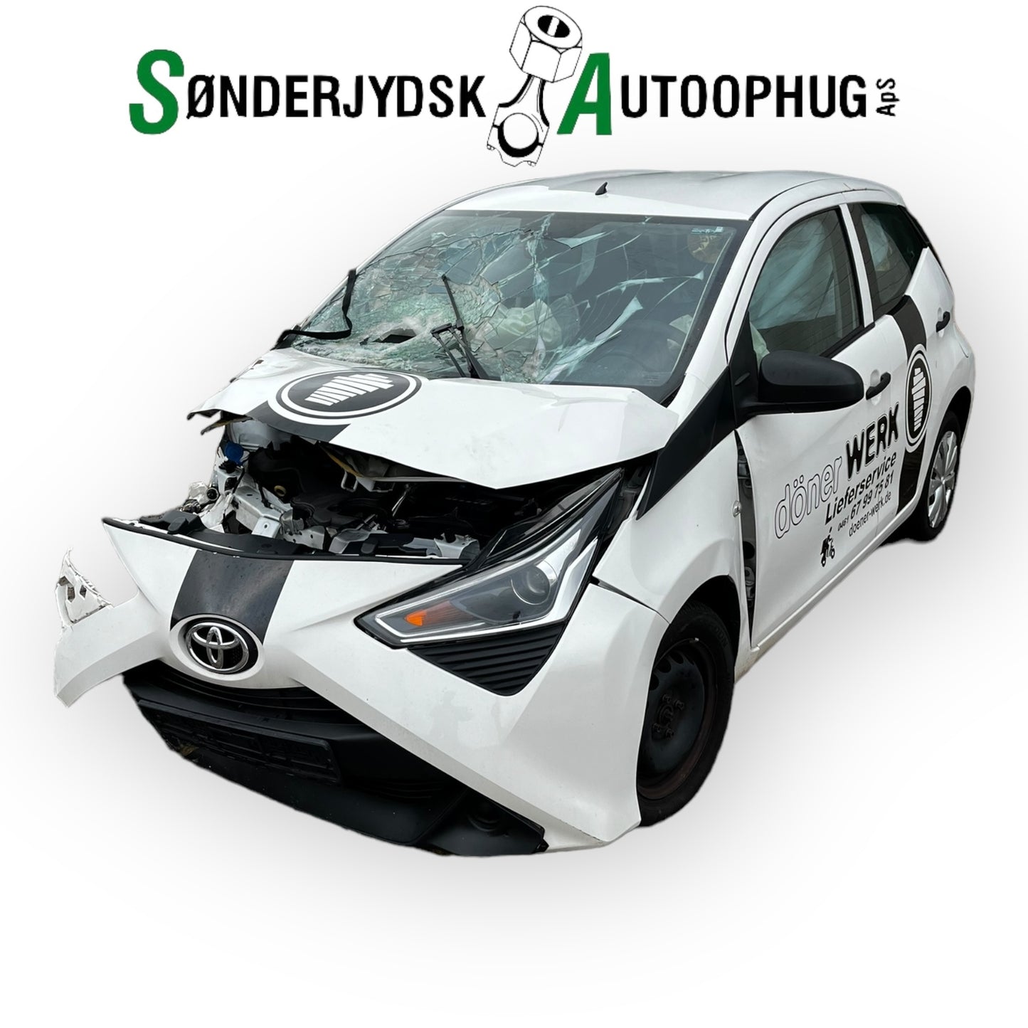 Brugt Toyota Aygo (14-22) Pluk-Selv-Bil med kun 94.000 Km. fra Autogenbrug / Autoophug