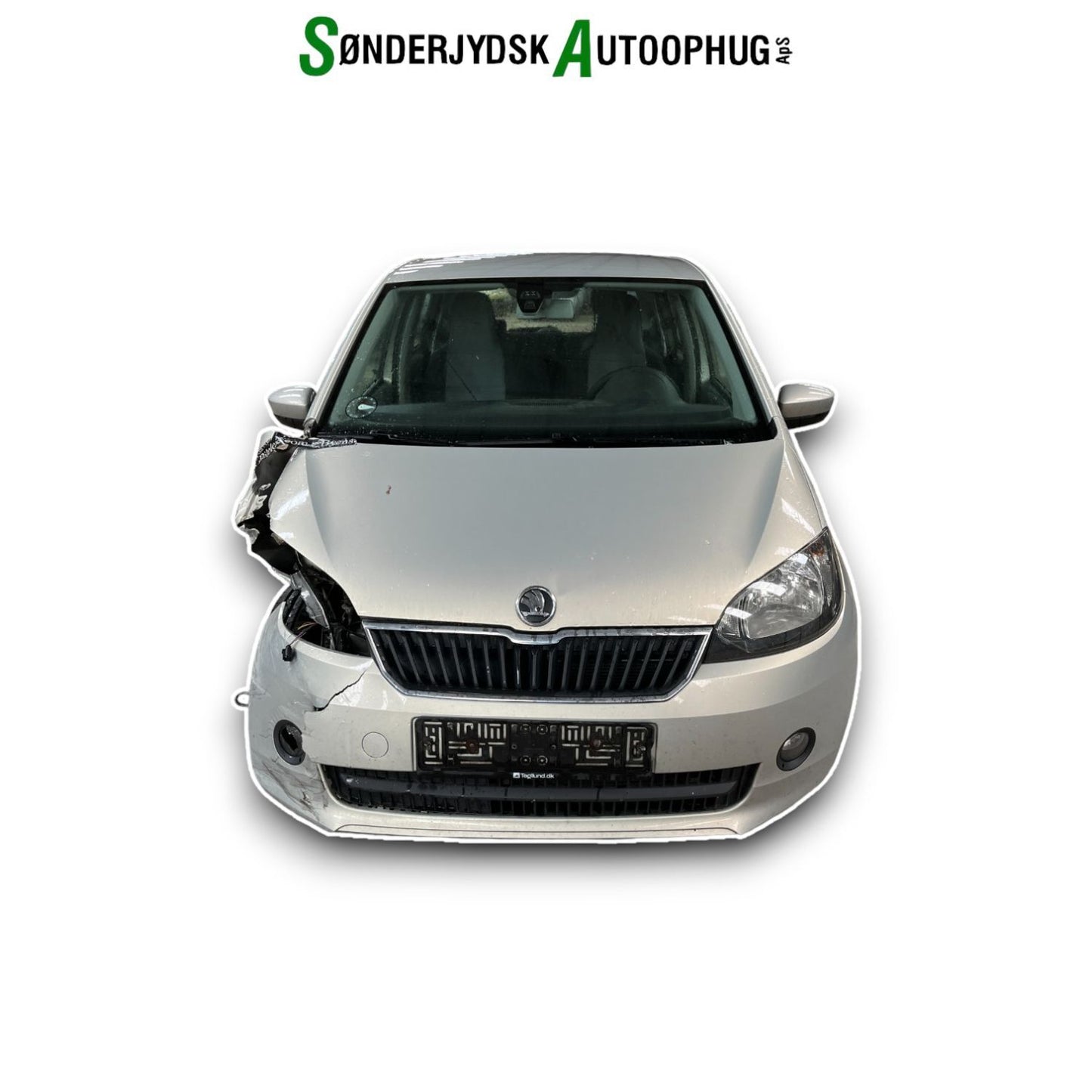 Brugt Skoda Citigo (11-->) Pluk-Selv-Bil med kun 196.000 Km. fra Autogenbrug / Autoophug