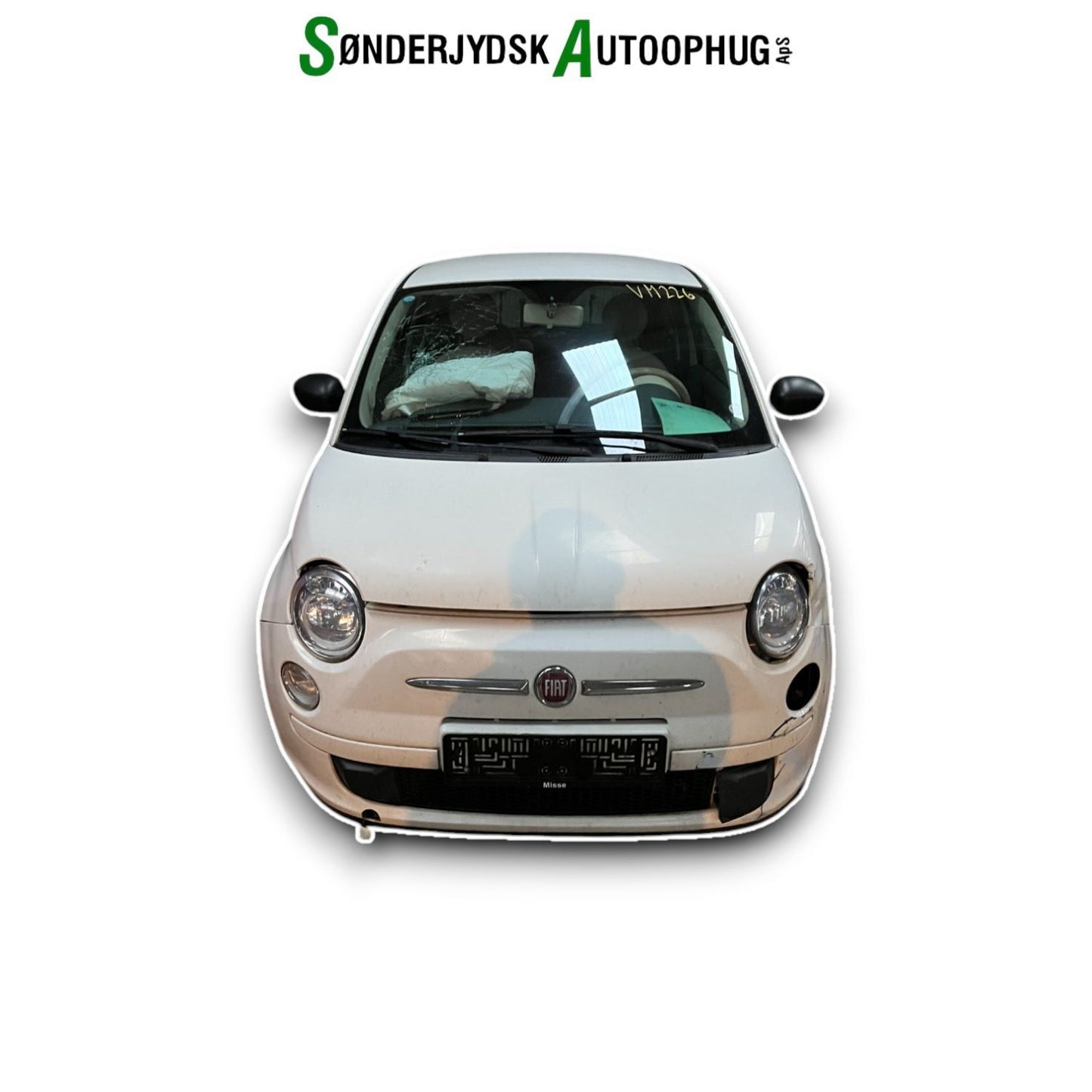 Brugt Fiat 500 (08-->) Pluk-Selv-Bil med kun 194.000 Km. fra Autogenbrug / Autoophug